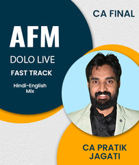 CA Final Advanced Financial Management (AFM) DOLO LIVE Fast Track Batch By CA Pratik Jagati