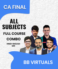 CA Final All Subjects Full Course Combo By BB Virtuals