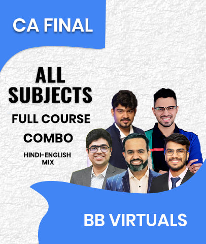 CA Final All Subjects Full Course Combo By BB Virtuals