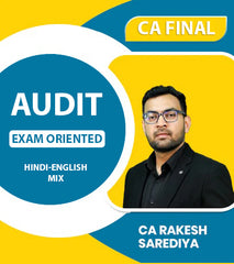 CA Final Audit Exam Oriented By CA Rakesh Sarediya