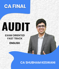 CA Final Audit Exam Oriented Fast Track In English By CA Shubham Keswani For Nov 26