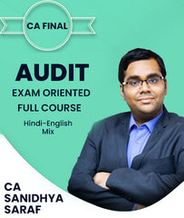 CA Final Audit Exam Oriented Full Course Video Lectures By Sanidhya Saraf - Zeroinfy