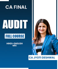 CA Final Audit Full Course By CA Jyoti Deshwal - Zeroinfy