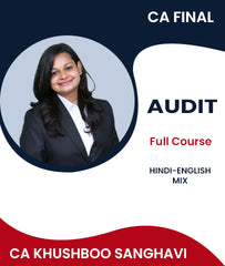 CA Final Audit Full Course By CA Khushboo Sanghavi - Zeroinfy