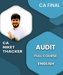 CA Final Audit Full Course In English By CA Niket Thacker - Zeroinfy