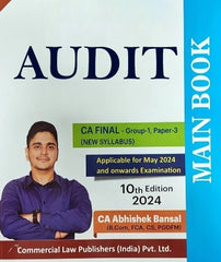 CA Final Audit Main Book By CA Abhishek Bansal - Zeroinfy