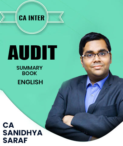 CA Final Audit Summary Book By CA Sanidhya Saraf