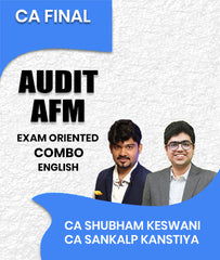 CA Final Audit and AFM Exam Oriented Combo In English By CA Shubham Keswani and CA Sankalp Kanstiya
- Zeroinfy