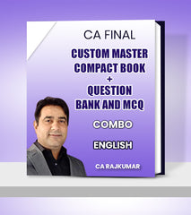 CA Final Custom Master Compact Book + Question Bank and MCQ Combo By CA RajKumar