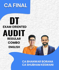 CA Final DT Exam Oriented and Audit Regular Batch Combo In English By CA Bhanwar Borana and CA Shubham Keswani