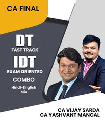 CA Final DT Fast Track and IDT Exam Oriented Combo By CA Vijay Sarda and CA Yashvant Mangal