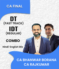 CA Final DT Fast Track and IDT Regular Combo By CA Bhanwar Borana and CA Rajkumar - Zeroinfy