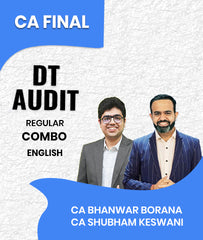 CA Final DT and Audit Exam Oriented Fast Track Combo In English By CA Bhanwar Borana and CA Shubham Keswani