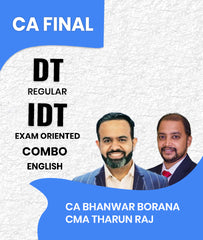 CA Final Direct Tax Regular and IDT Exam Oriented in English By CA Bhanwar Borana and CMA Tharun Raj