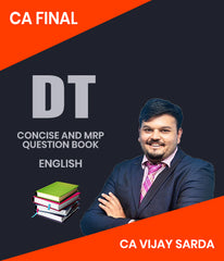 CA Final Direct Tax (DT) Concise and MRP Question Book Combo By CA Vijay Sarda
