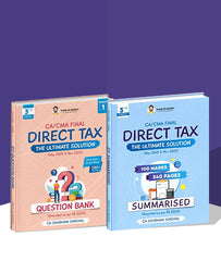 CA Final Direct Tax (DT) Summary Notes and Question Bank The Ultimate Solution Combo By CA Shubham Singhal