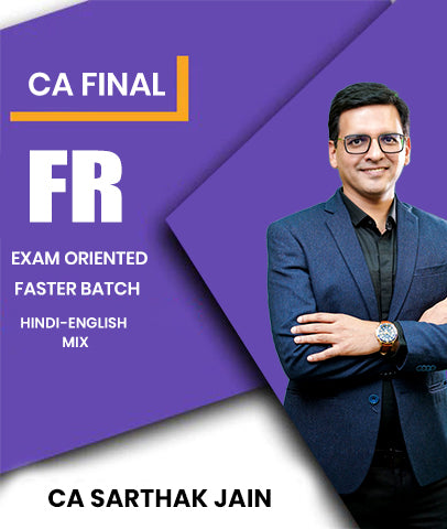 CA Final FR Exam Oriented Faster Batch By CA Sarthak Jain
- Zeroinfy