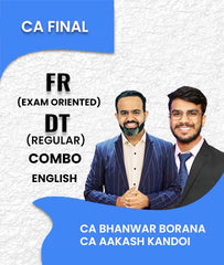 CA Final FR Exam Oriented and DT Regular Batch Combo In English By CA Aakash Kandoi and CA Bhanwar Borana - Zeroinfy