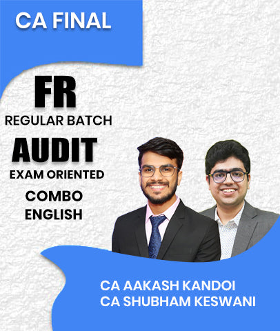 CA Final FR Regular and Audit Exam Oriented Combo In English By CA Aakash Kandoi and CA Shubham Keswani