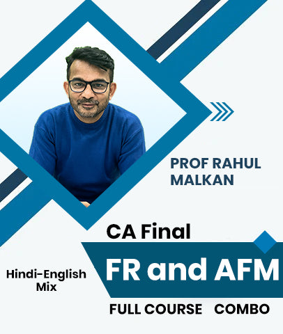 CA Final FR and AFM Full Course Combo By Prof Rahul Malkan