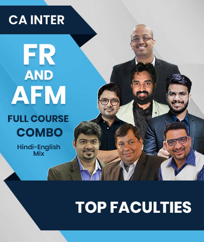 CA Final  FR and AFM Full Course Combo By Top Faculties
