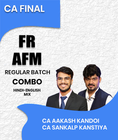 CA Final FR and AFM Regular Batch Combo By CA Aakash Kandoi and CA Sankalp Kanstiya
- Zeroinfy