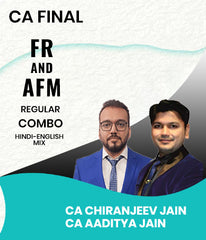 CA Final FR and AFM Regular Combo By CA Chiranjeev Jain and CA Aaditya Jain