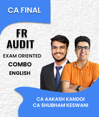 CA Final FR and Audit Exam Oriented Combo In English By CA Aakash Kandoi and CA Shubham Keswani - Zeroinfy