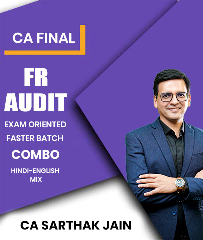 CA Final FR and Audit Exam Oriented Faster Batch Combo By CA Sarthak Jain
- Zeroinfy