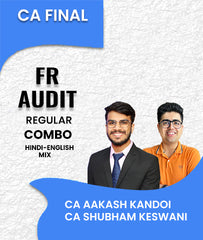 CA Final FR and Audit Regular Combo By CA Aakash Kandoi and CA Shubham Keswani - Zeroinfy