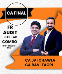 CA Final FR and Audit Regular In Depth Study Module Batch Combo By CA Jai Chawla and CA Ravi Taori - Zeroinfy