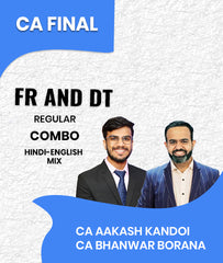 CA Final FR and DT Regular Combo In English By CA Aakash Kandoi and CA Bhanwar Borana