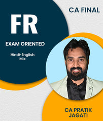 CA Final Financial Reporting (FR) Exam Oriented By CA Pratik Jagati
