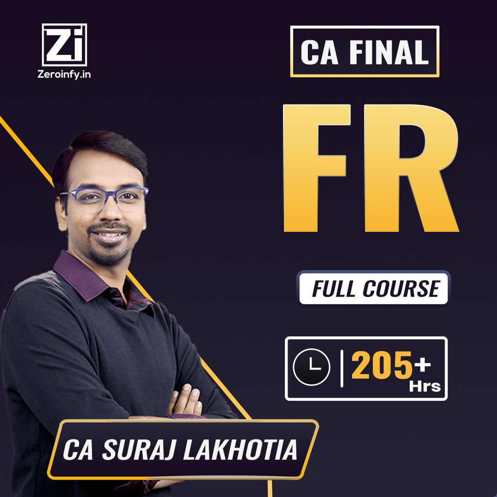 CA Final  Financial Reporting (FR) Full Course In English By CA Suraj Lakhotia