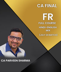 CA Final Financial Reporting (FR) Full Course (July 24 Batch) By CA Parveen Sharma - Zeroinfy