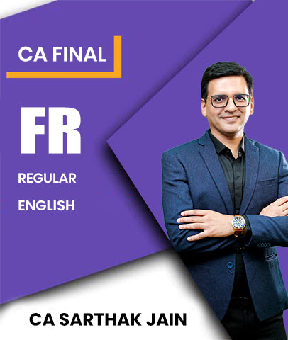 CA Final Financial Reporting (FR) Regular In English By CA Sarthak Jain
- Zeroinfy