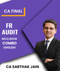 CA Final Financial Reporting (FR) and Audit MCQ Book Combo By CA Sarthak Jain - Zeroinfy