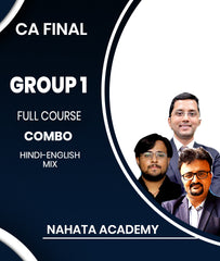 CA Final Group 1 Full Course Combo By Nahata Academy