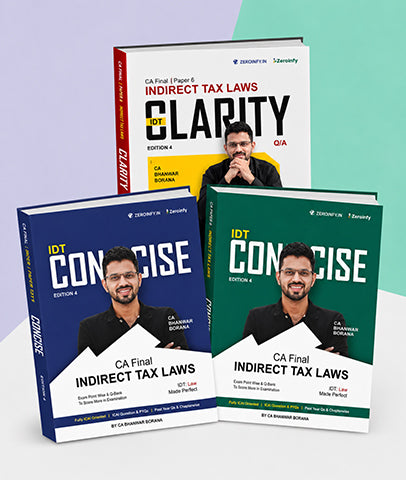 CA Final IDT Concise (Concept) and Question Book Combo By CA Siddhesh Valimbe