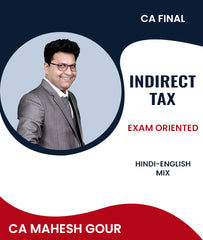 CA Final IDT Exam Oriented Batch By CA Mahesh Gour - Zeroinfy