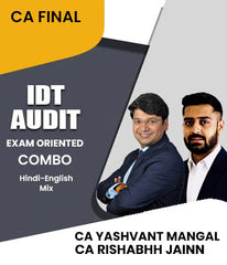 CA Final IDT and Audit Exam Oriented Combo By CA Yashvant Mangal and CA Rishabhh Jainn