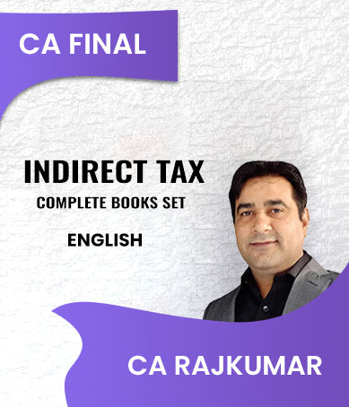 CA Final Indirect Tax Complete Books Set By CA Rajkumar