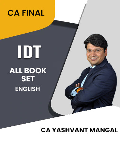 CA Final Indirect Tax Laws (IDT) All Book Set By CA Yashvant Mangal - Zeroinfy