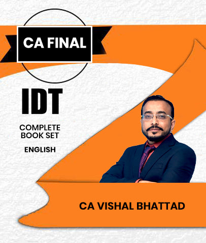 CA Final Indirect Tax (IDT) Complete Book Set By CA Vishal Bhattad