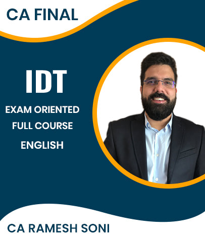 CA Final Indirect Tax (IDT) Exam Oriented Full Course In English By CA Ramesh Soni - Zeroinfy