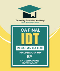 CA Final Indirect Tax (IDT) Regular Batch By CA Geetika Goel and Mohit Kumar - Zeroinfy