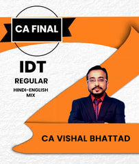 CA Final Indirect Tax (IDT) Regular In Depth Batch By CA Vishal Bhattad - Zeroinfy