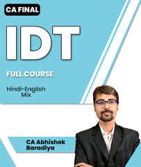 CA Final Indirect Taxation (IDT) Full Course Video Lectures By CA Abhishek Baradiya