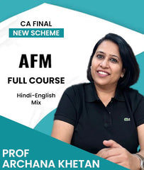 CA Final New Scheme AFM Full Course By Archana Khetan - Zeroinfy