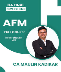 CA Final New Scheme AFM Full Course By CA Maulin Kadikar - Zeroinfy